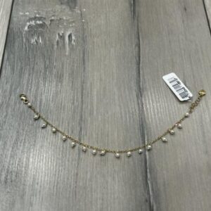 Bracciale Argento 925 Dorato e Perle